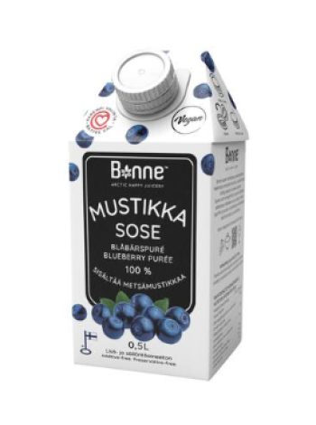 Черничное пюре Bonne Mustikkasose 0,5л