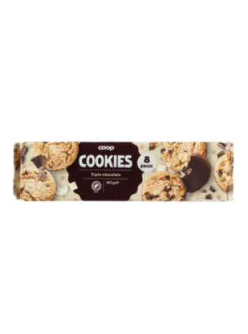 Печенье три шоколада Rainbow Kolme suklaata Cookies 180г