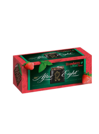 Шоколадные пластинки с клубничной начинкой After Eight 200г