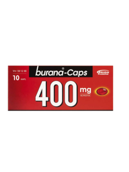 Обезболивающие капсулы BURANA CAPS 400мг 10шт