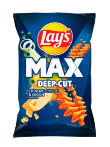 Картофельные чипсы LAY'S MaXx со вкусом сыра и лука 120 г