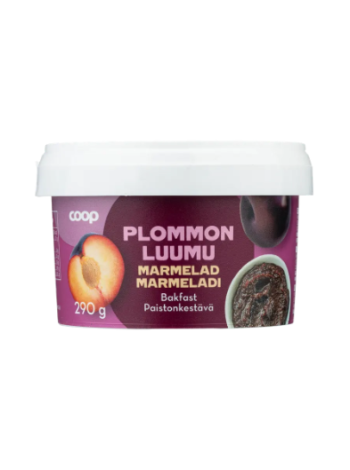 Сливовый мармелад Coop luumumarmeladi paistonkestävä 290 г
