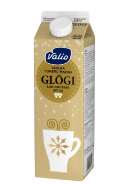 Глинтвейн легкий Valio glögi vaalea sokeroimaton kausituote 1 л несладкий