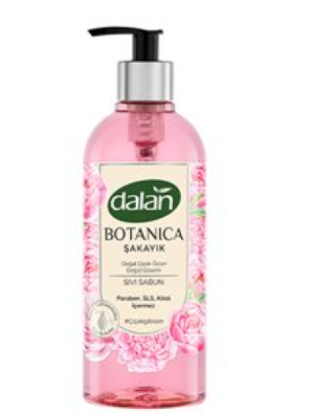 Жидкое мыло для рук с дозатором Dalan Botanica 500 мл Пион 