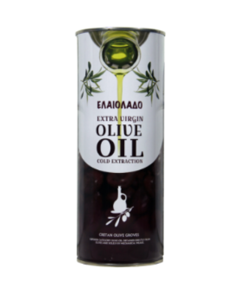 Масло оливковое Extra Vergine di oliva 1 л нерафинированное в ж/б