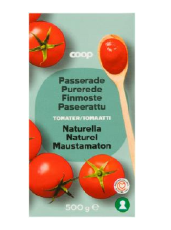 Томатное пюре Coop paseerattu tomaatti 500г
