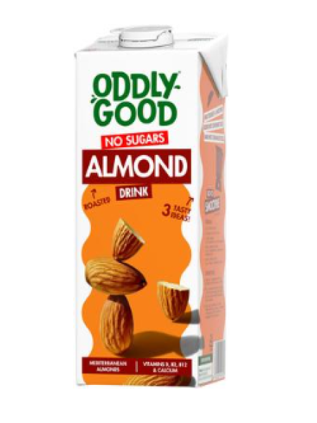 Миндальный напиток Oddlygood без сахара UHT 1л