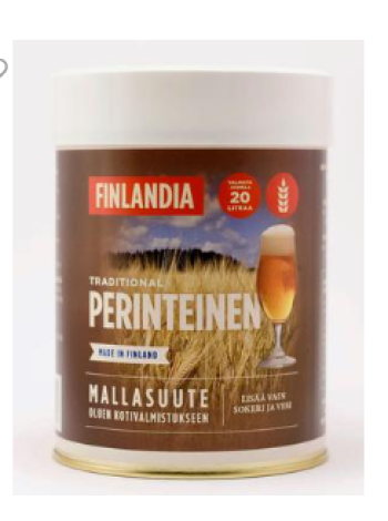 Экстракт традиционного домашнего пива Finlandia Perinteinen Kotiolutuute 1кг