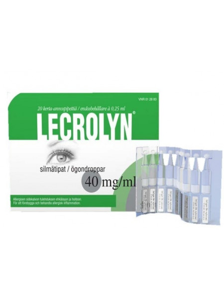 Глазные капли LECROLYN 40мг/мл 20 х 0,2 мл