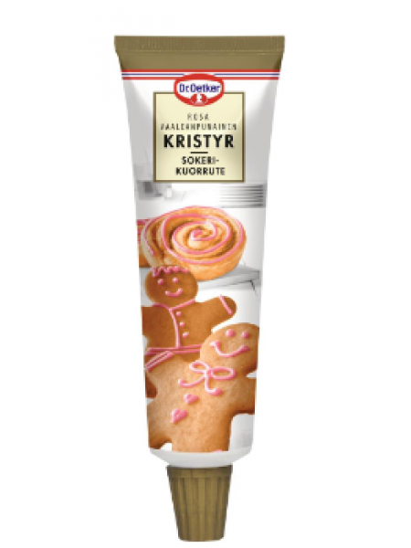 Сахарная глазурь Dr. Oetker 125 г в тубе розовая