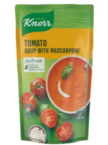 Томатный суп с сыром маскарпоне и вялеными томатами Knorr 570г