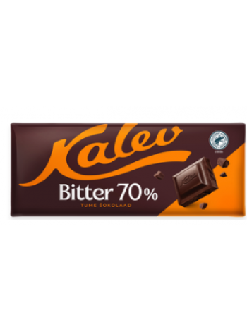 Шоколад KALEV Bitter 70% tume šokolaad 190 г