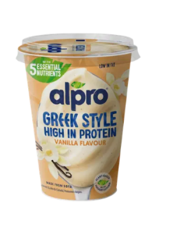 Соевый ванильный йогурт Alpro Greek Style Vanilja 400г