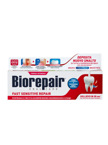 Зубная паста Biorepair Fast Sensitive Repair 75мл