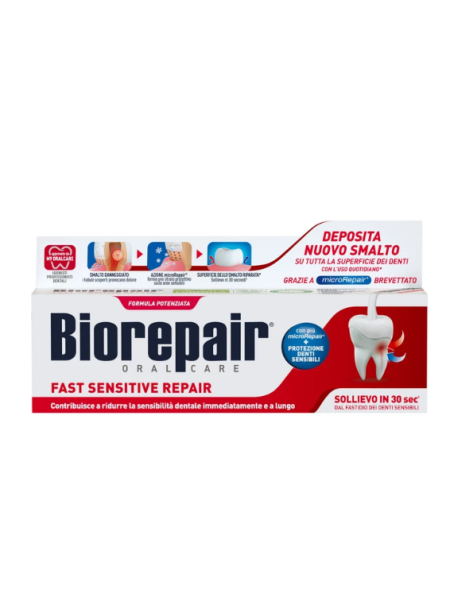 Зубная паста Biorepair Fast Sensitive Repair 75мл