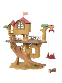 Игровой набор Sylvanian Families Connectable! домик на дереве + летний коттедж