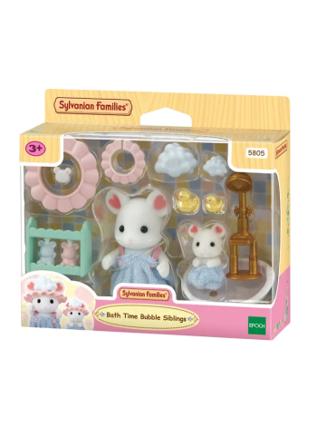 Игровой набор Sylvanian Families Sisarukset kylvyssä брат и сестра в ванной