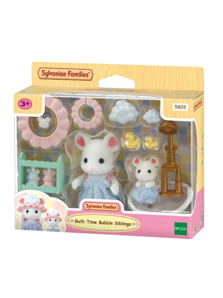 Игровой набор Sylvanian Families Sisarukset kylvyssä брат и сестра в ванной