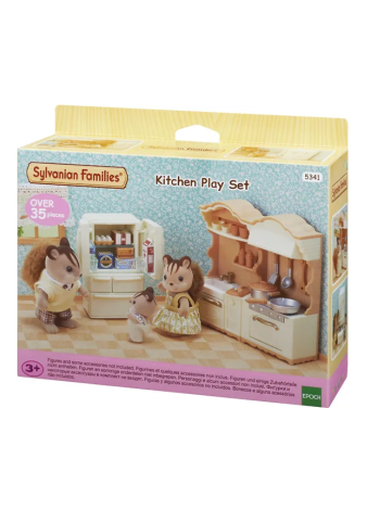 Игровой набор Sylvanian Families - Maalaistalon keittiö jääkaapilla кухня с холодильником