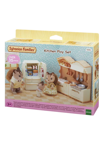 Игровой набор Sylvanian Families - Maalaistalon keittiö jääkaapilla кухня с холодильником