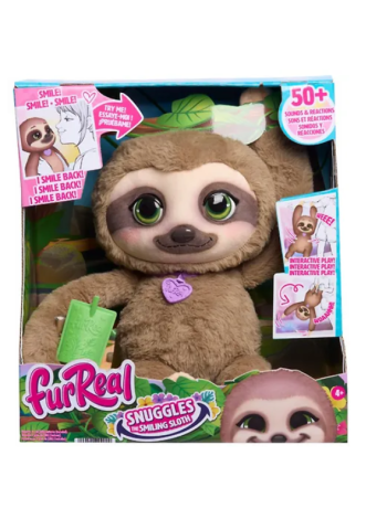 Интерактивный улыбающийся ленивец FurReal Snuggles