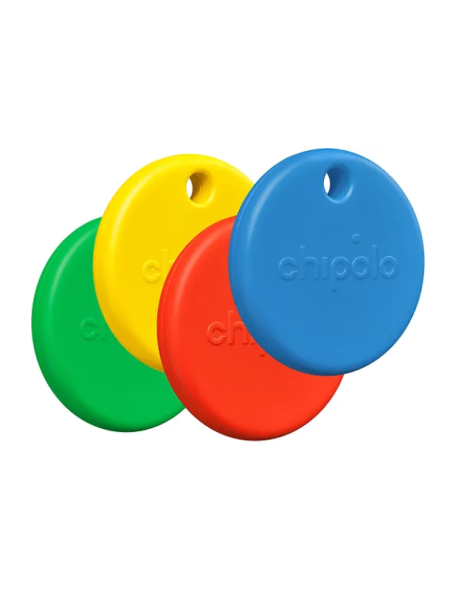 Набор из 4 локаторов Chipolo POP Tracking Tag Apple Find My & Google Find My Device