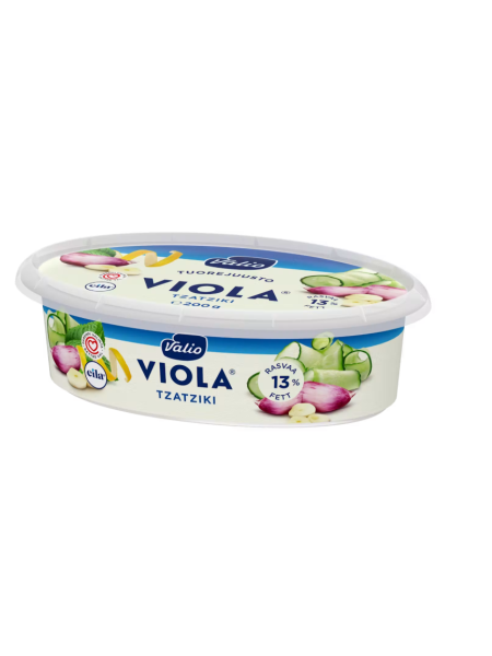 Сливочный сыр дзадзики Valio Viola tuorejuusto tzatziki 200 г без лактозы