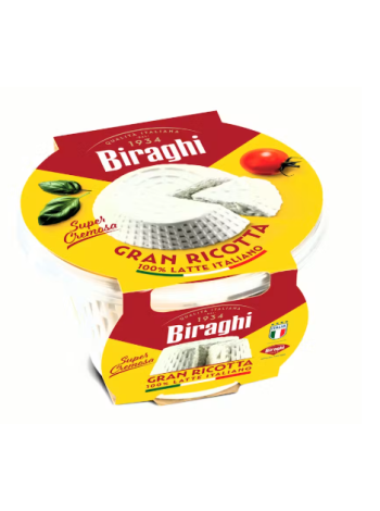 Сыр сливочный рикотта Biraghi Ricotta 230 г
