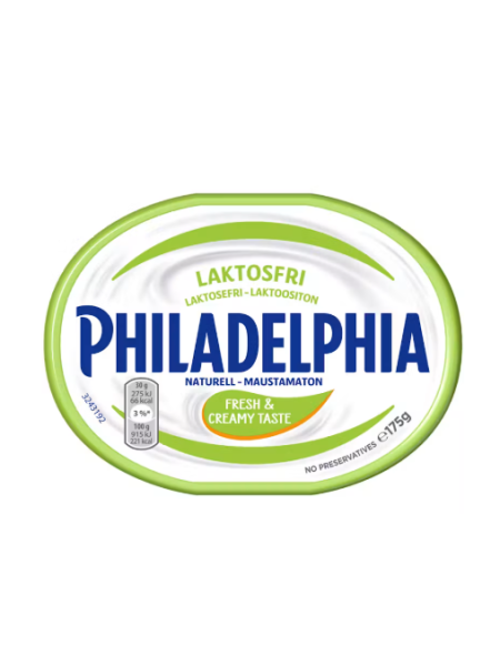 Оригинальный сливочный сыр Philadelphia tuorejuusto original 175 г без лактозы