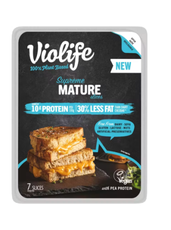 Растительный сыр со вкусом чеддера Violife Supreme Mature viipale 140 г