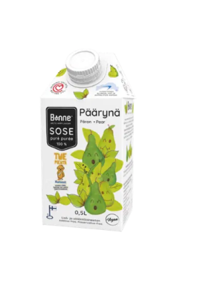 Пюре грушевое Bonne Päärynäsose 100% 0,5 л
