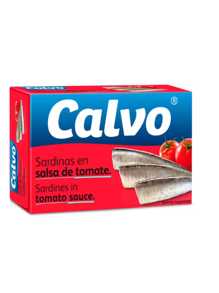 Сардины в томате Calvo sardiinit tomaattikastikkeessa 120г/84 г