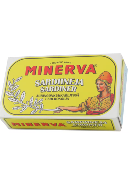 Сардины в подсолнечном масле Minerva Sardiineja 120 г/85 г