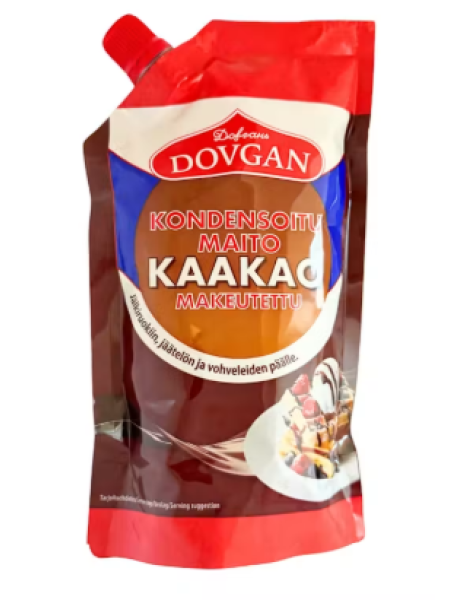 Сгущеное молоко с какао Dovgan Kondensoitu maito kaakaolla 300 г / 232 мл