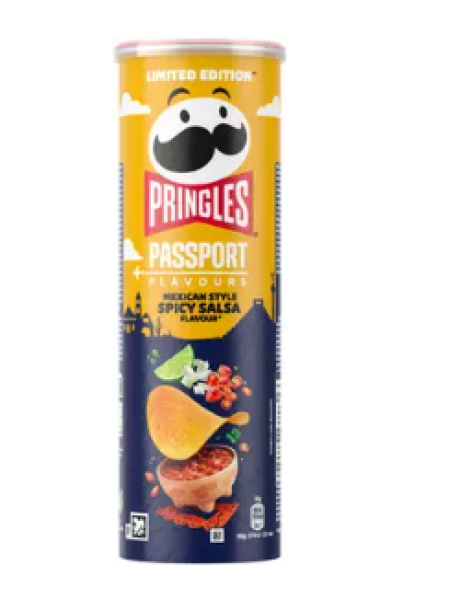Картофельные чипсы PRINGLES Mexican Spicy Salsa 165 г острая мексиканская сальса