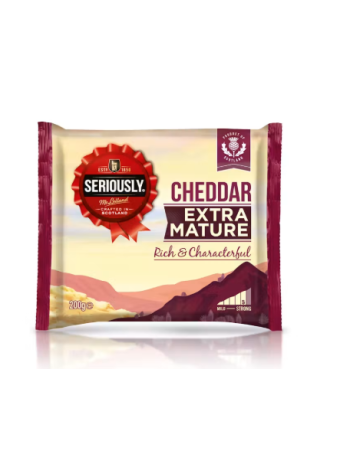 Выдержанный сыр Чеддер Seriously Extra mature cheddar 200 г