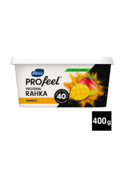 Протеиновый творог Valio PROfee proteiinirahka 400 г без сахара,со вкусом манго