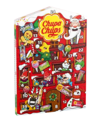 Рождественский календарь Chupa Chups joulukalenteri 225 г