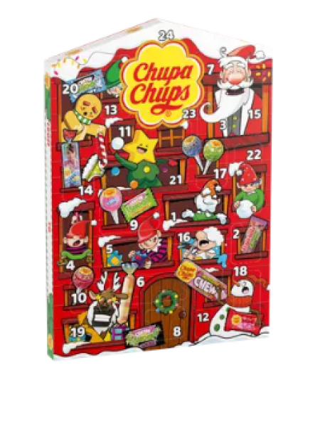 Рождественский календарь Chupa Chups joulukalenteri 225 г