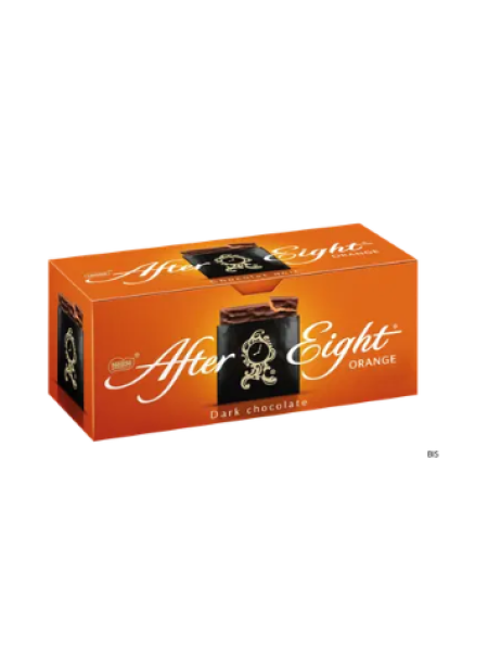 Шоколадные мятные пластинки с апельсиновой начинкой After Eight Orange appelsiinitäytteinen 200 г 