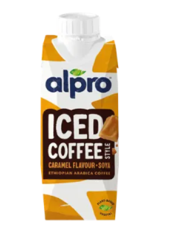 Кофейный напиток на соевой основе Alpro Soijapohjainen kahvijuoma, karamelli 250 мл карамельный