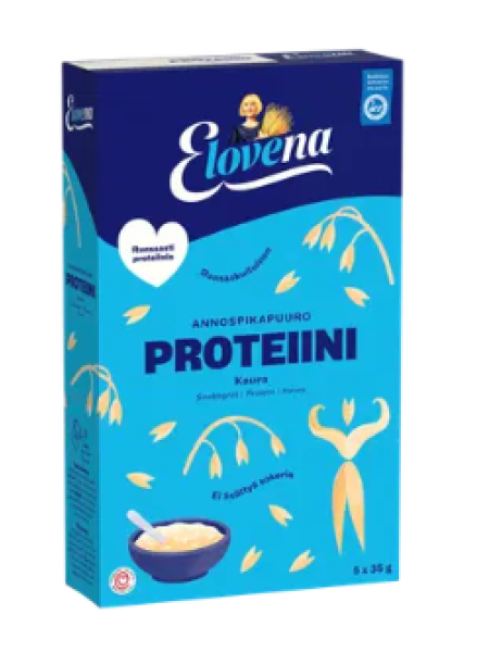 Протеиновая овсяная каша быстрого приготовления Elovena proteiini kaura 175 г