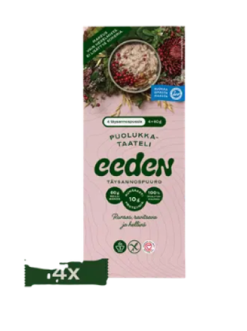 Овсяная каша Eeden Full-Ratio 4 x 60 г с брусникой и финиками
