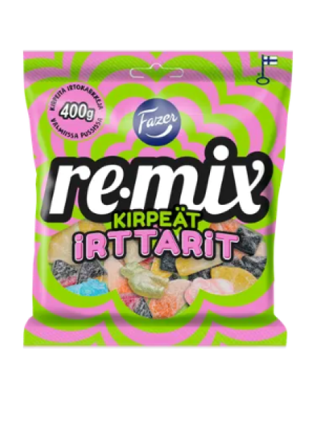 Жевательных конфеты Fazer Remix Crispy Irttarit 400 г