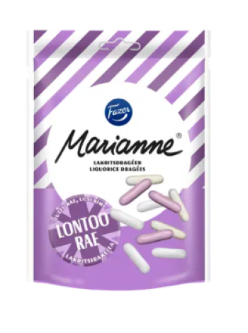 Конфеты с лакрицей Fazer Marianne 150г