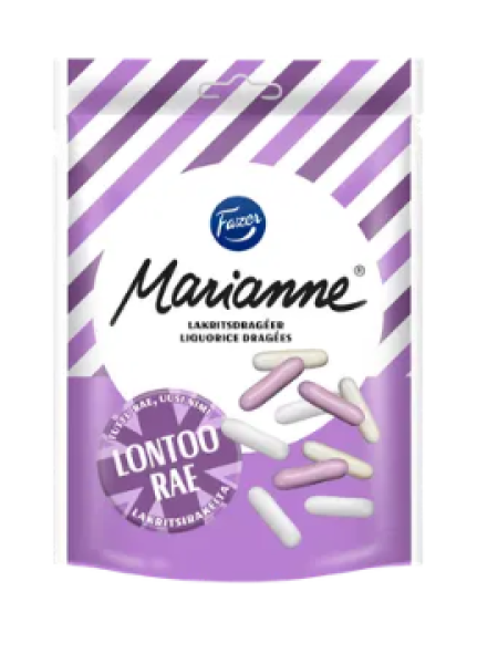 Конфеты с лакрицей Fazer Marianne 150г