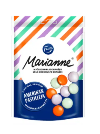 Молочный шоколад Fazer Marianne с шоколадными гранулами 150г