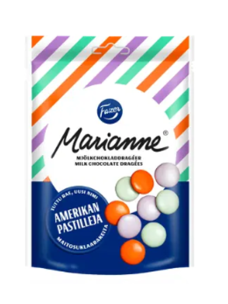 Молочный шоколад Fazer Marianne с шоколадными гранулами 150г