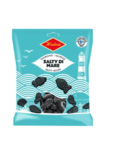 Лакричные конфеты Halva Salty Di Mare salmiakki 120 г