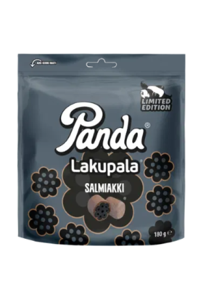 Лакричные конфеты Panda Lakupala salmiakki 180г
